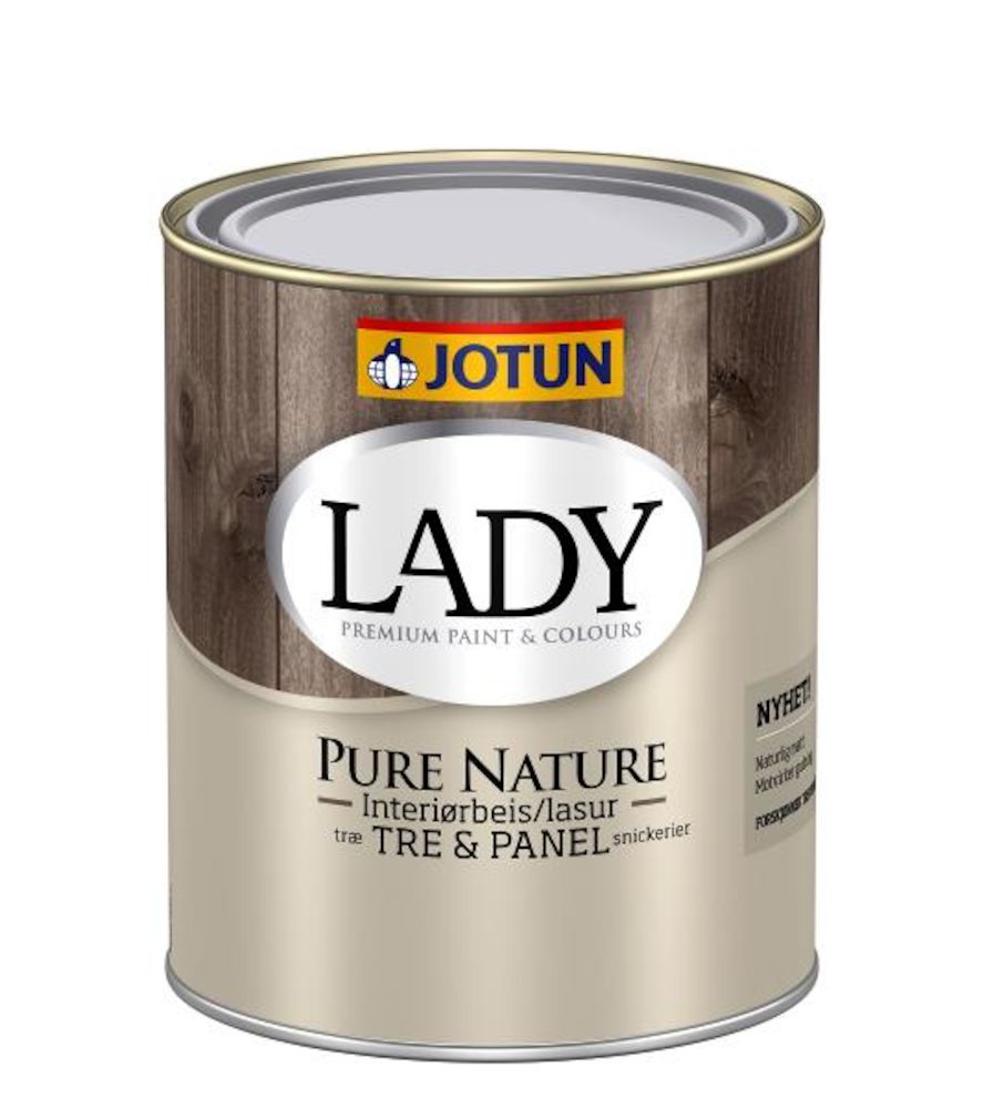 Lady Pure Nature Interiørbeis Klar - base 0,68 l