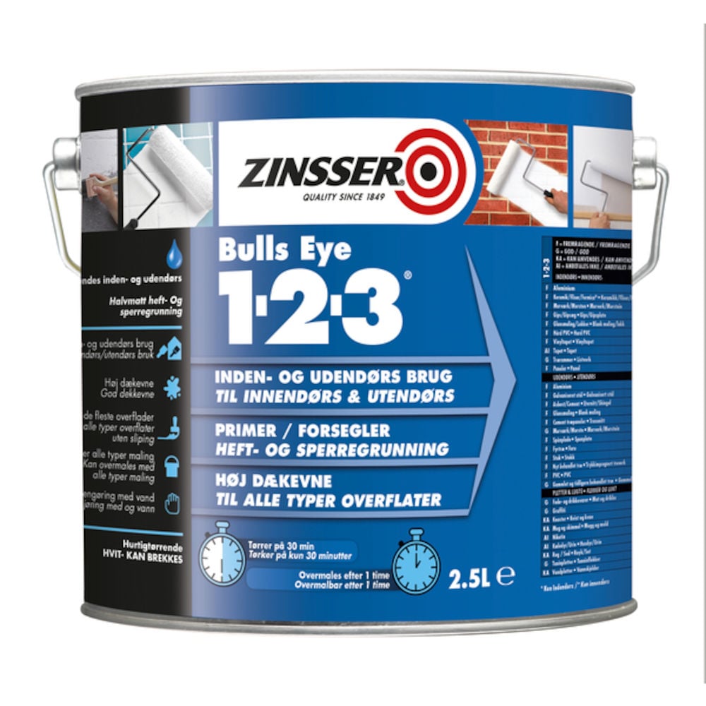 Zinsser Sperre -og Heftgrunn 2,5 l