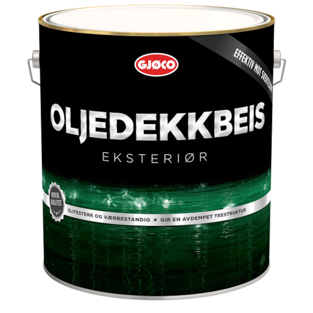 Gjøco Oljedekkbeis Hvit 9 l