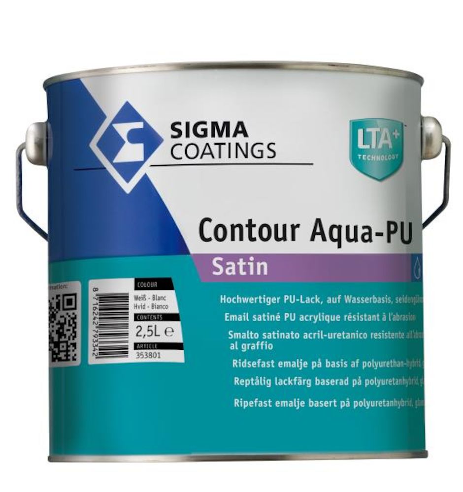 Sigma Contour Aqua - PU Satin ZN - Base 0,925 l