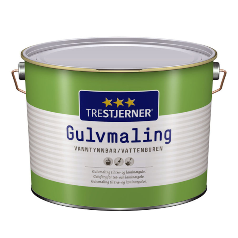 Trestjerner Gulvmaling Halvblank A - base 9 l