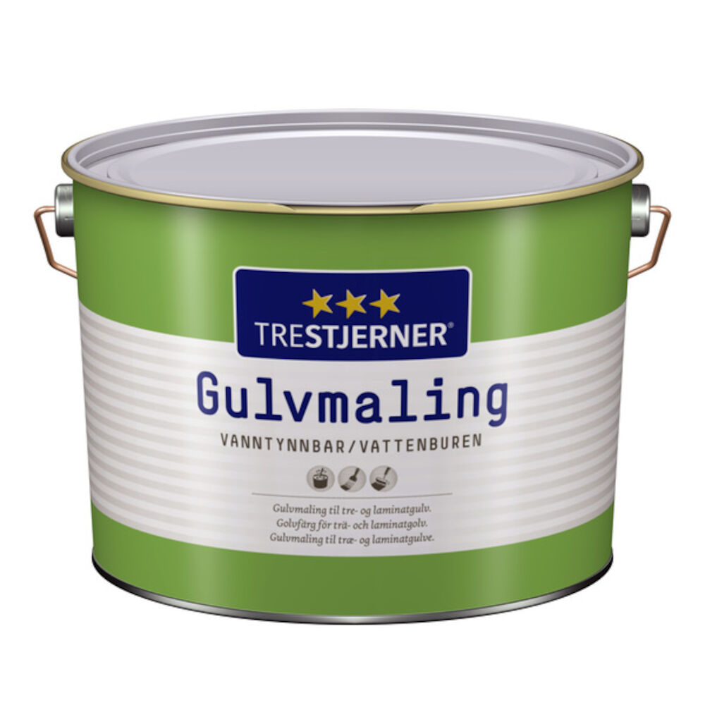 Trestjerner Gulvmaling Halvblank A - base 9 l