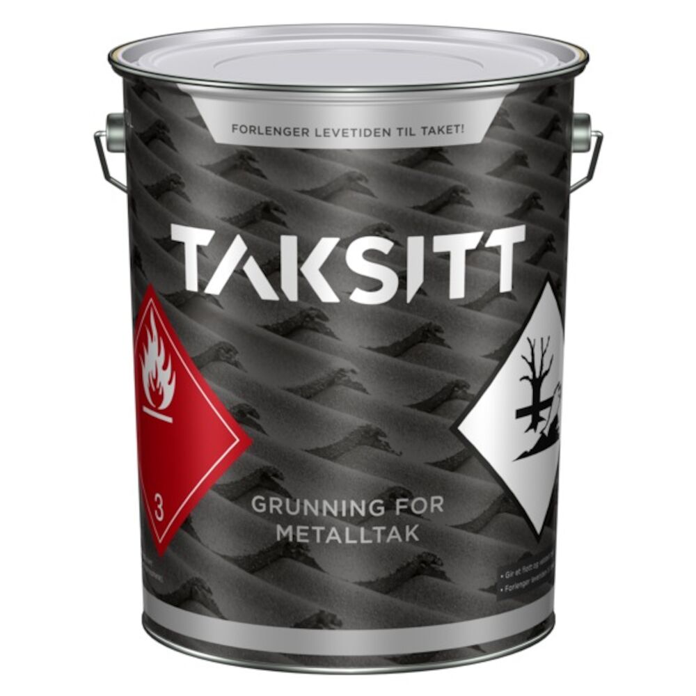 Taksitt Grunning For Metalltak 10 l
