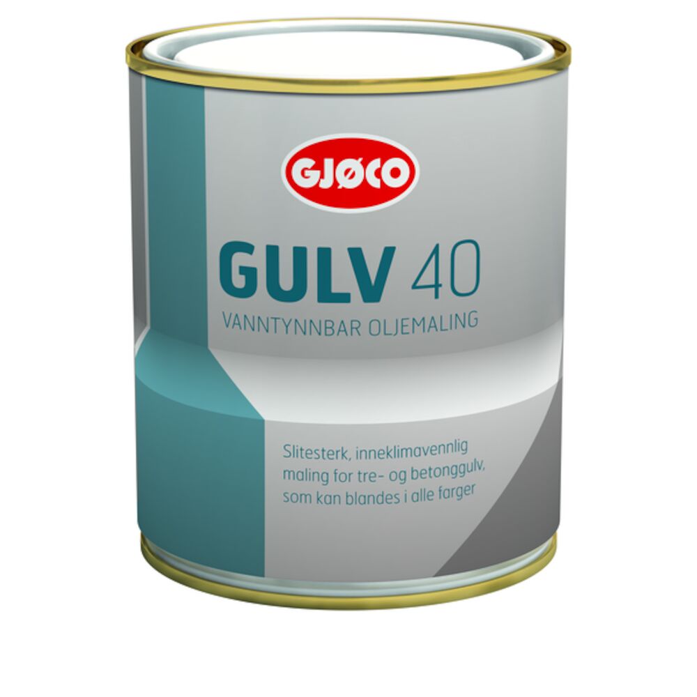 Gjøco Gulvmaling Vanntynnet 40 A - base 0,68 l