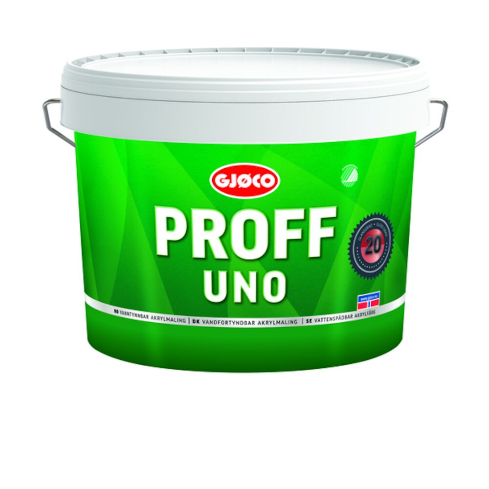 Gjøco Proff Uno - 20 Hvit base 9l