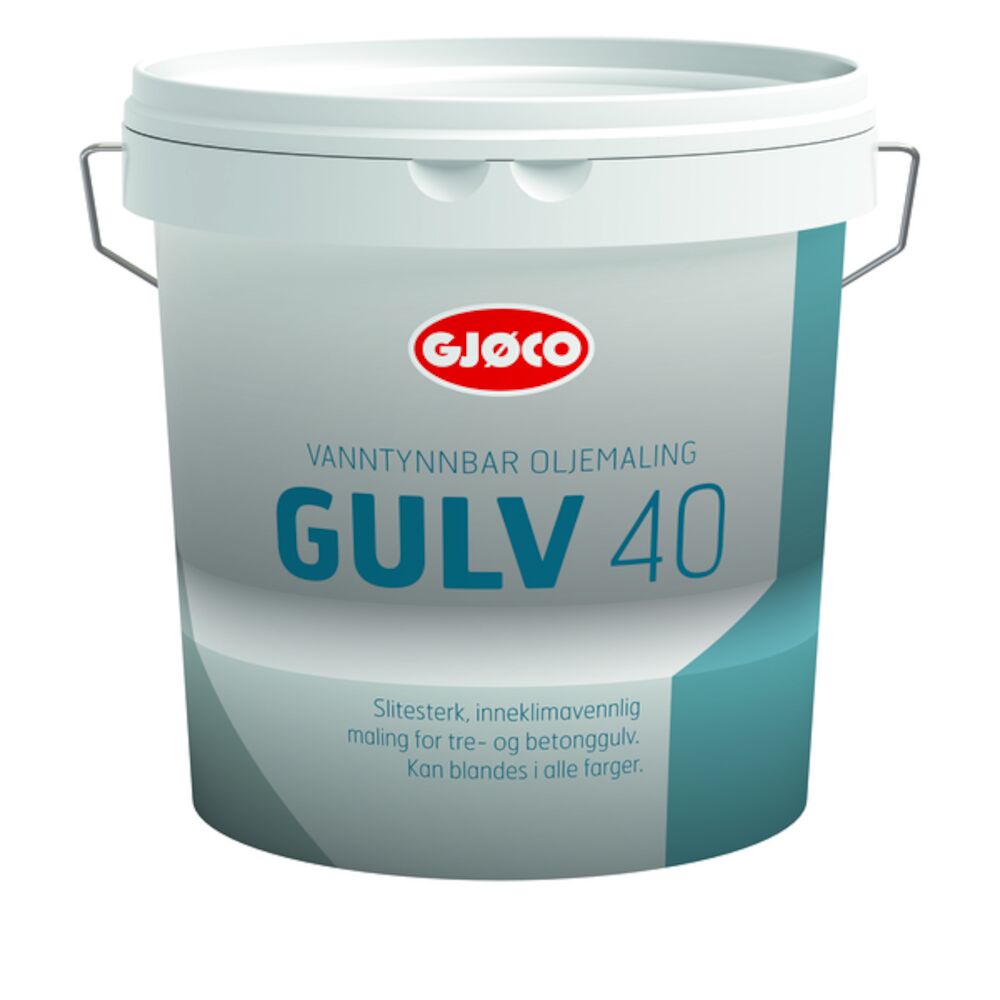 Gjøco Gulvmaling Vanntynnet 40 C - base 2,7 l