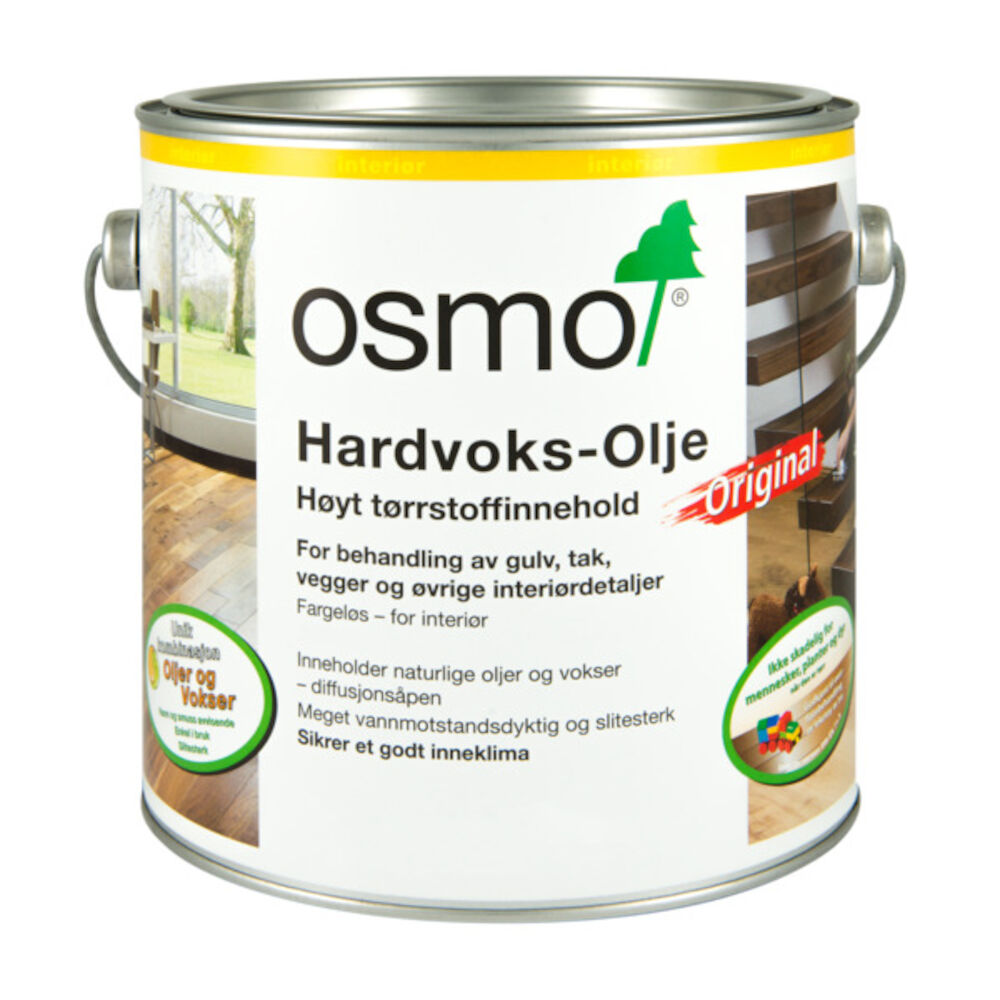 Osmo Hardvoksolje 3011 Glanset 2,5 l