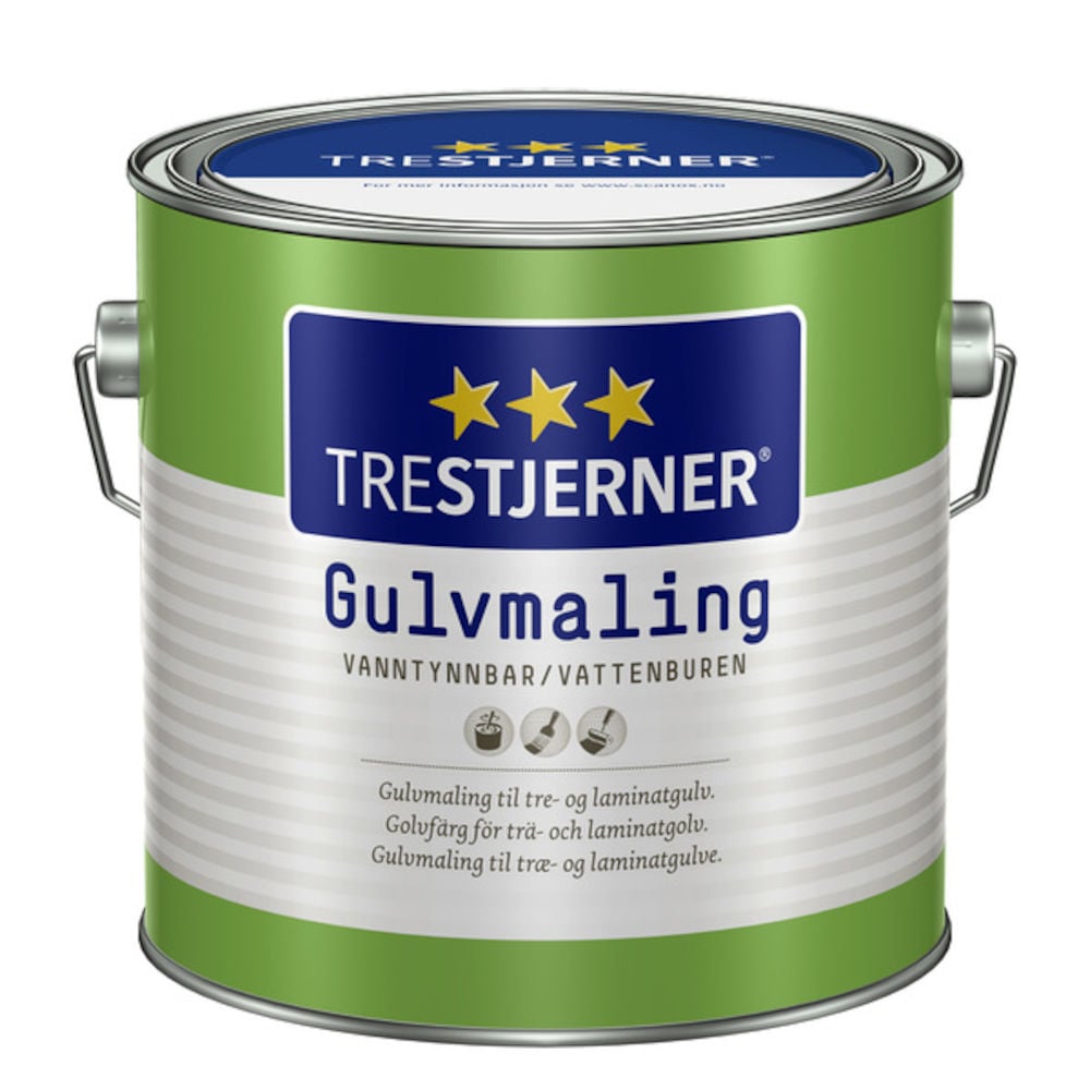 Trestjerner Gulvmaling Blank C - base 0,68 l