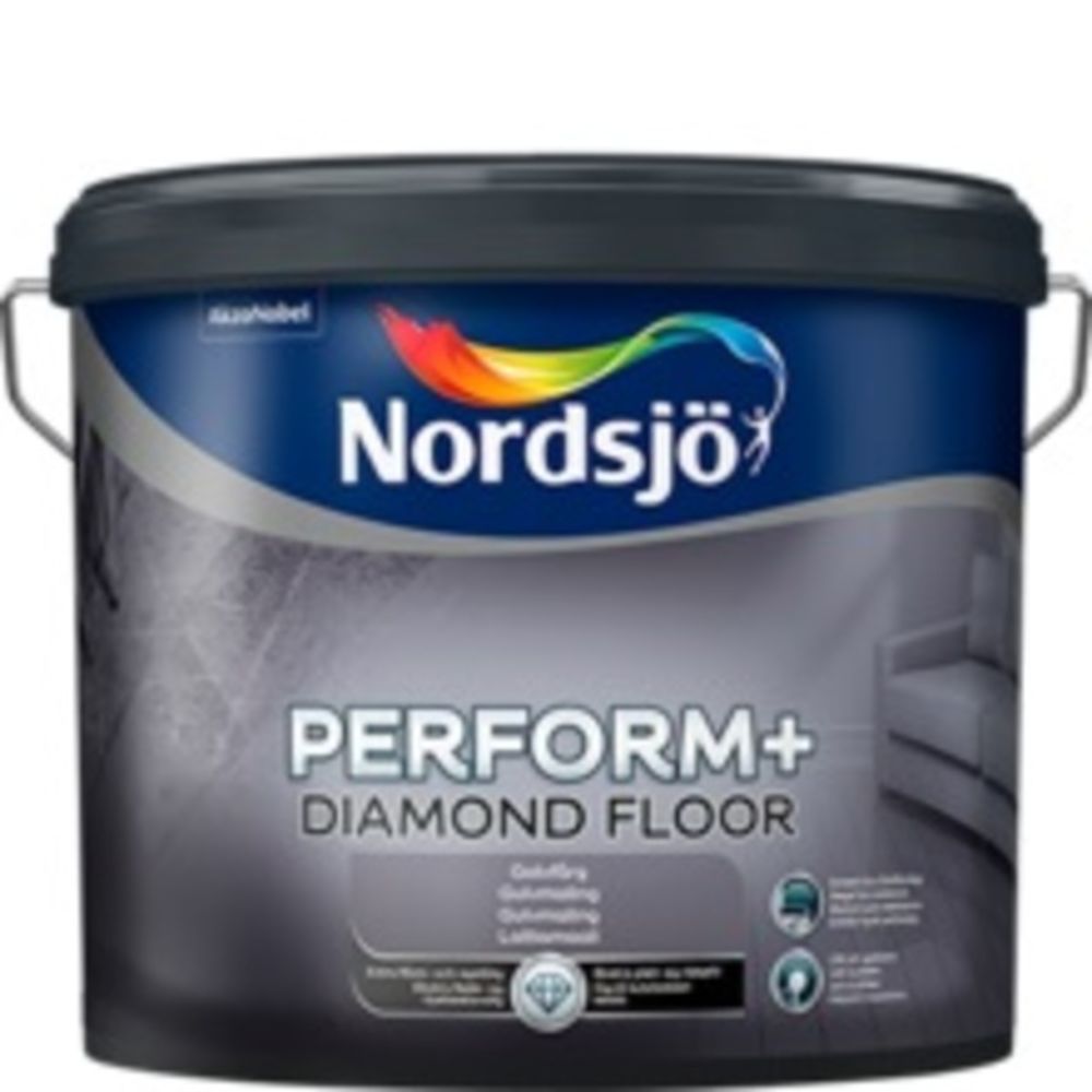 Nordsjø Perform+ Diamond Gulvmaling White 1 l