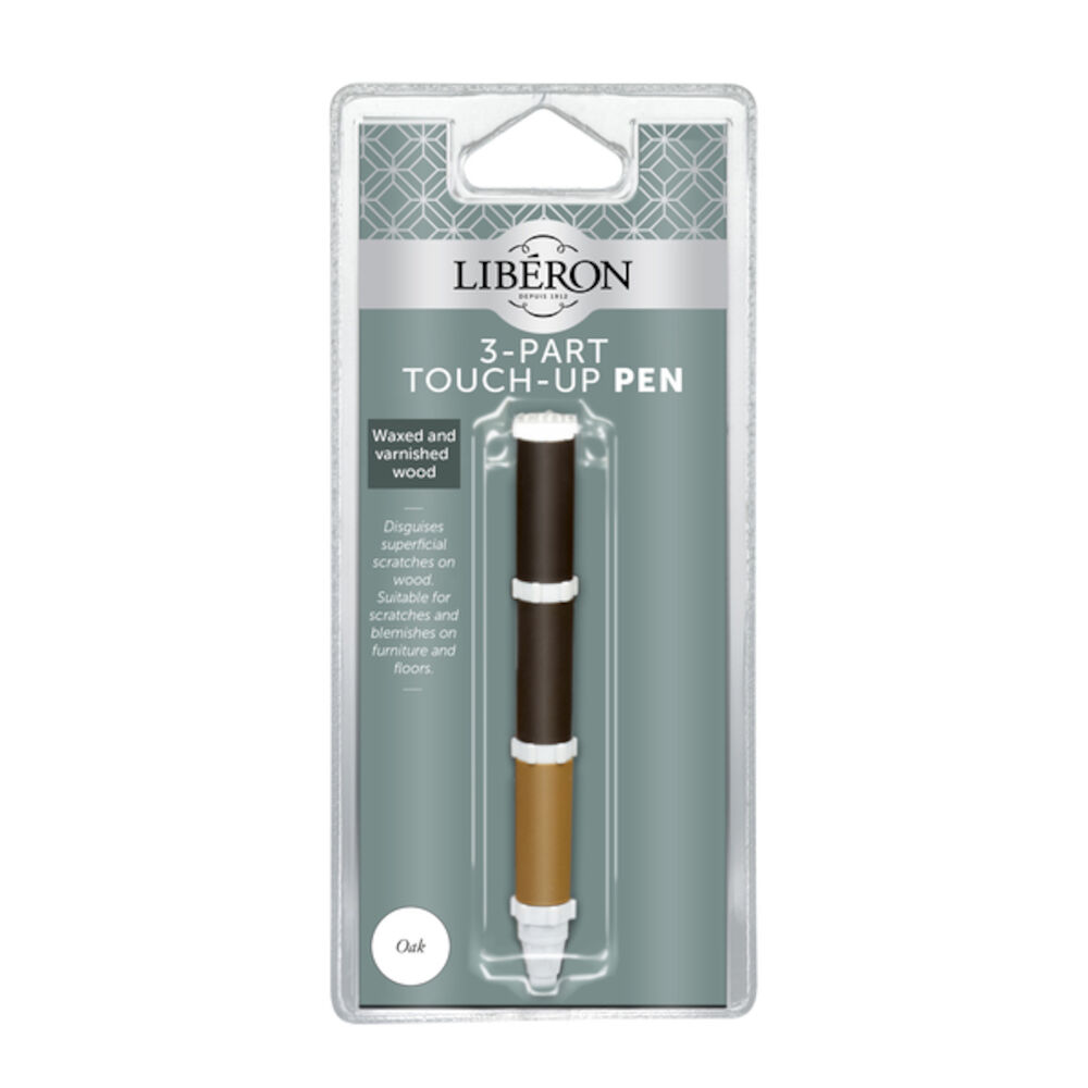 Liberon Retusjeringsfiltpenn Multi 3 i 1 - Eik