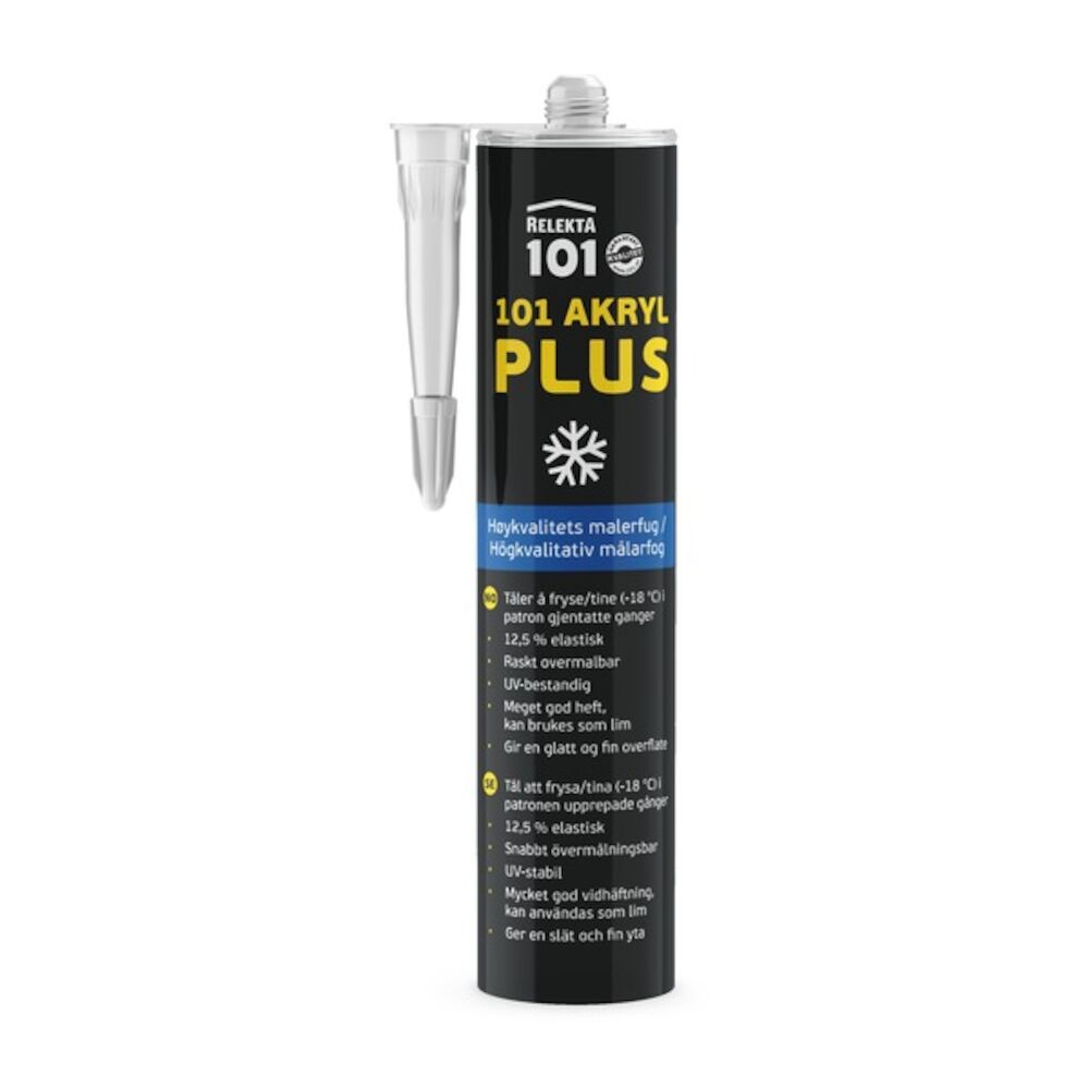 Relekta 101 Akryl Fugemasse Plus - 310 ml