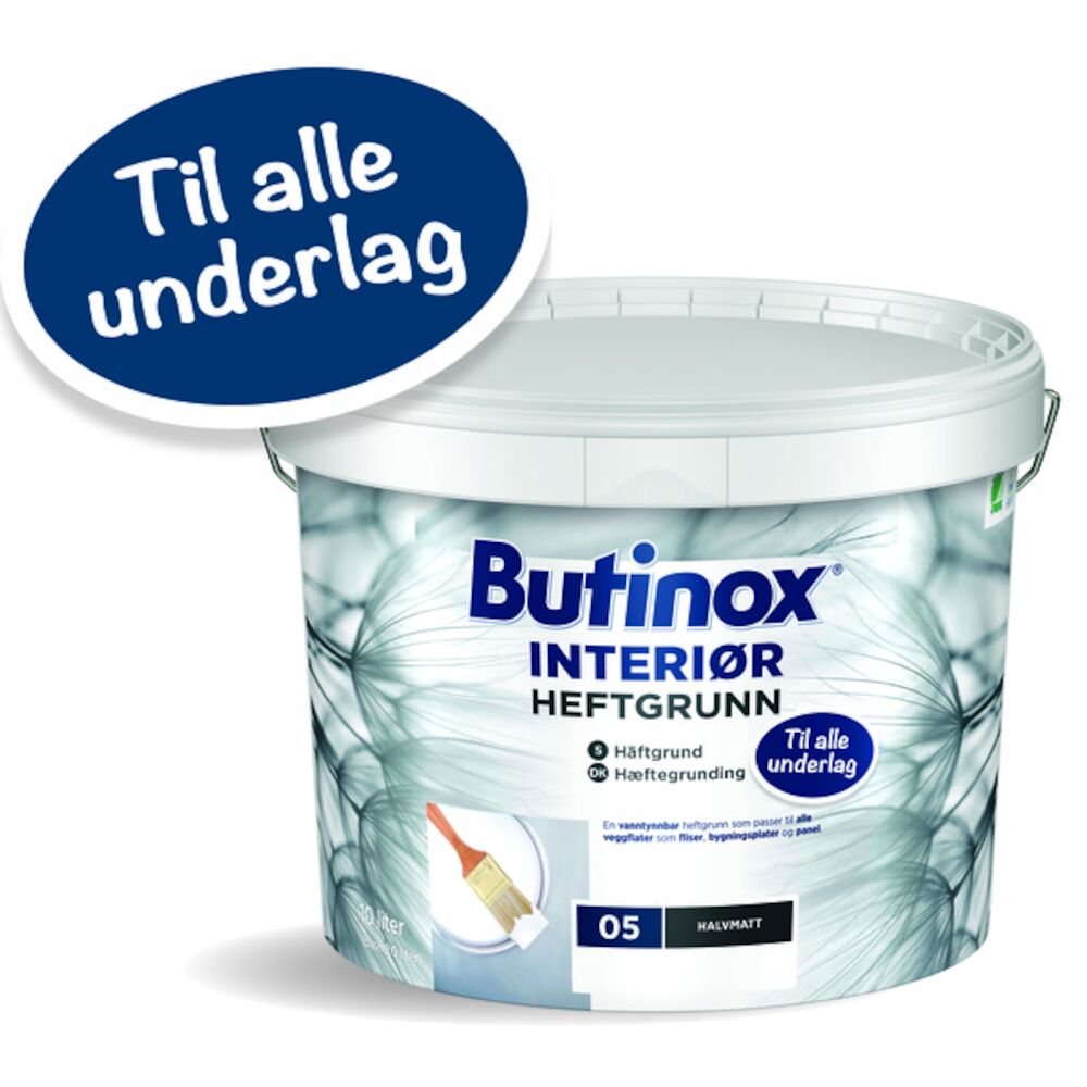 Butinox Interiør Heftgrunn 9 l