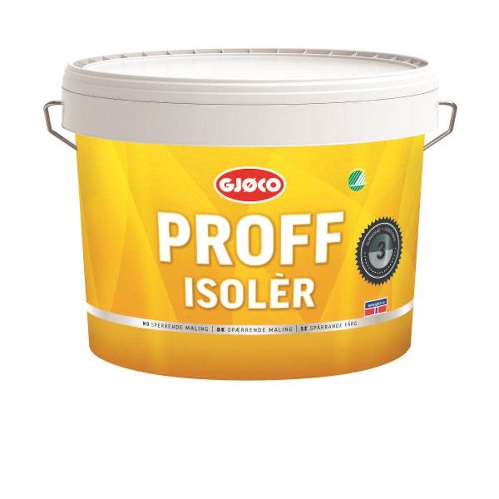 Gjøco Proff Isoler - Hvit 9 l
