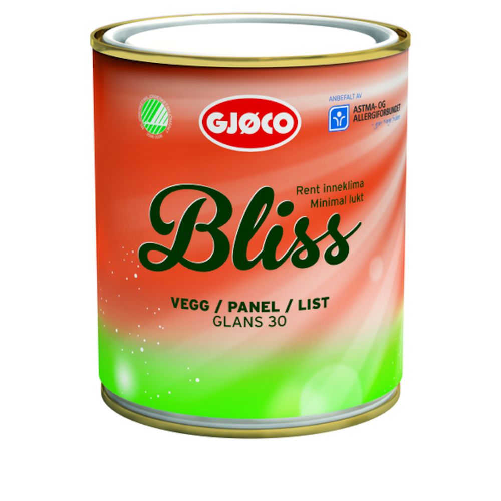Gjøco Bliss 30 Vegg / Panel / List Hvit 0,68 l