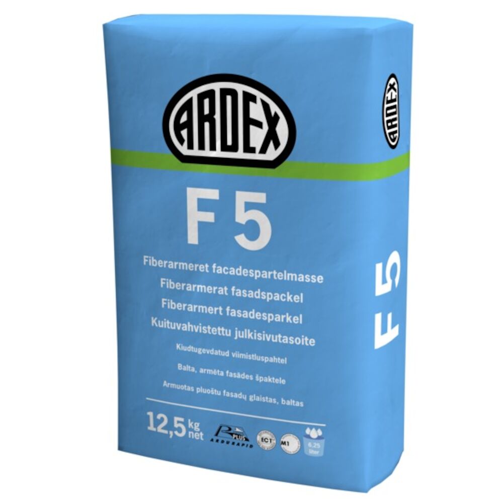 Ardex F5 Utendørs Veggsparkelmasse 12,5 kg