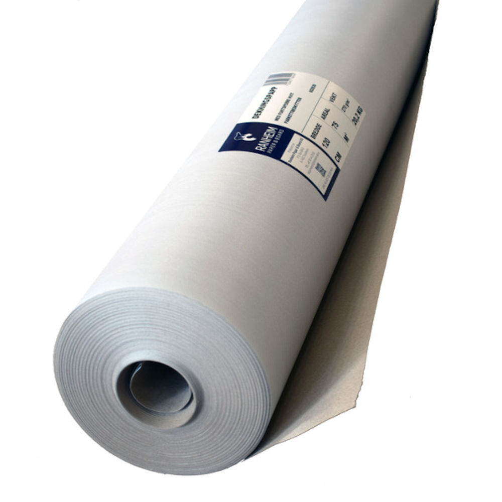 Dekkepapp med Fuktsperre Hvit  - 120 cm 270 gr 75 m2