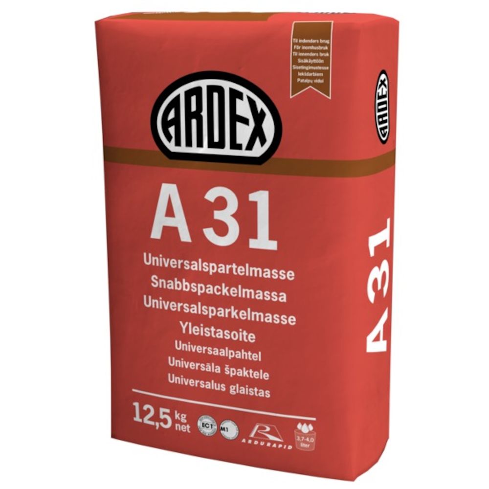 Ardex A31 Hurtig Fin Gulvsparkel 12,5 kg
