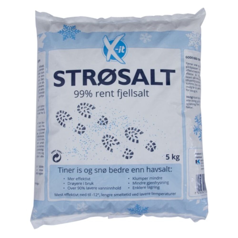 X-IT Strøsalt - 5 KG