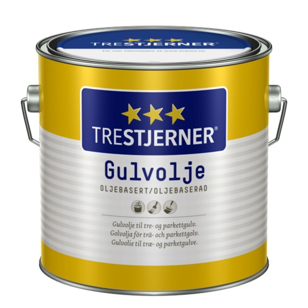 Trestjerner Gulvolje Klar 2,7 l