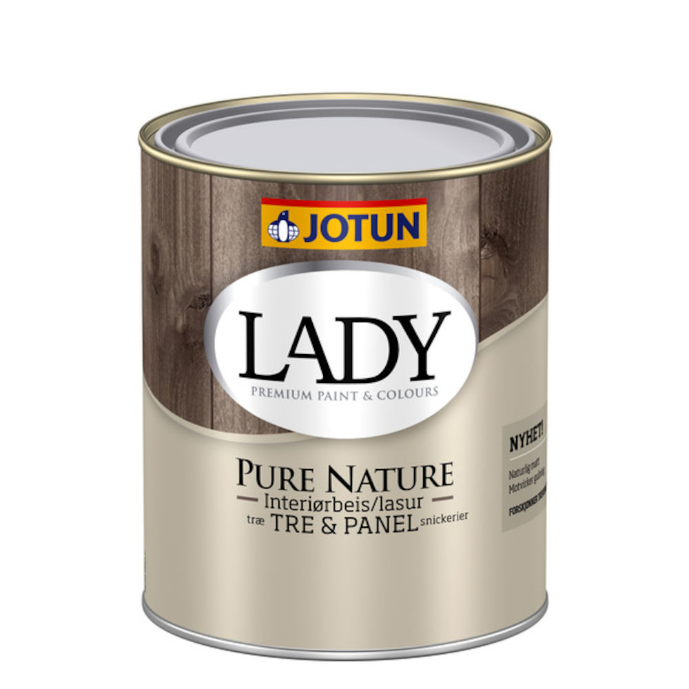 Lady Pure Nature Interiørbeis - Klar base 0,68 l