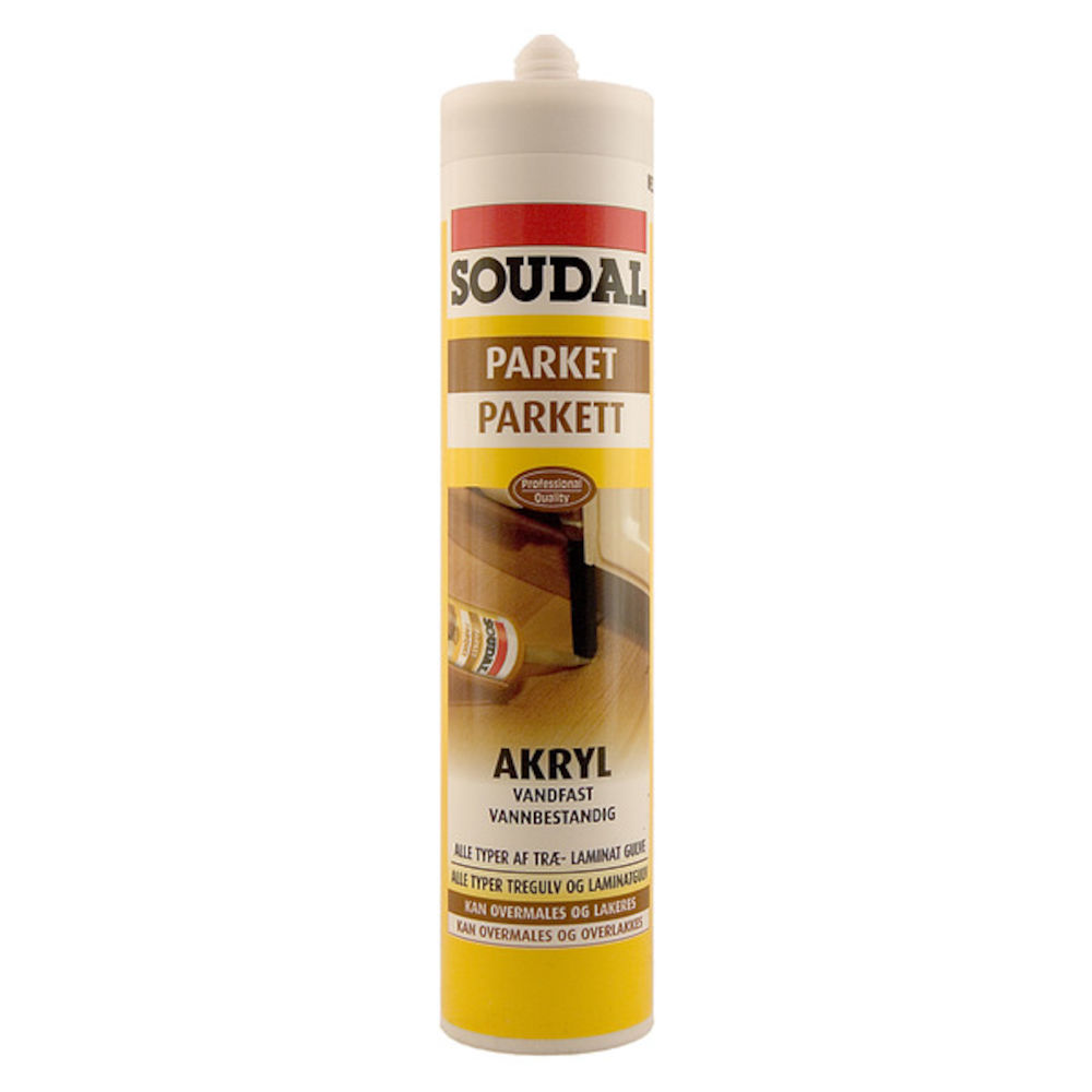 Soudal Parkettkitt Akryl Lys Eik / Bøk 300 ml