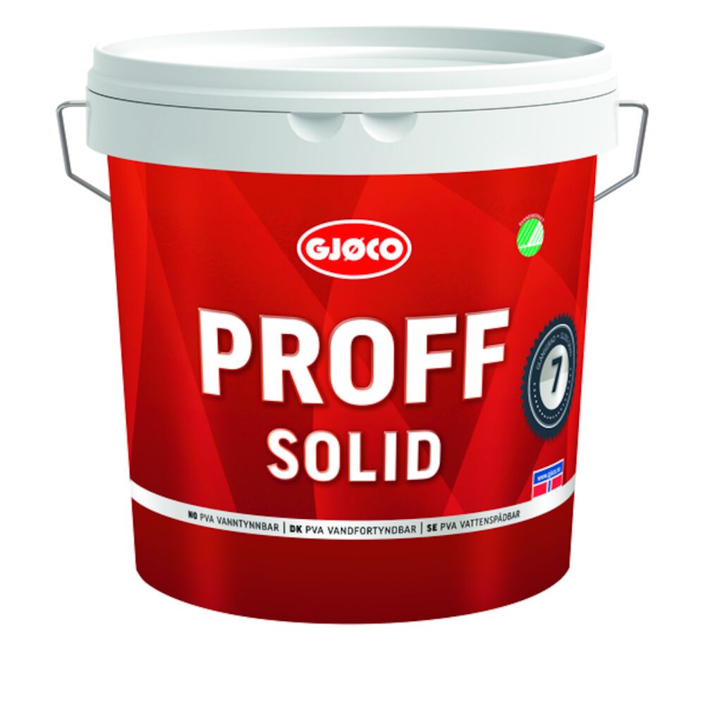 Gjøco Proff Solid Hvit - base 2,7 l