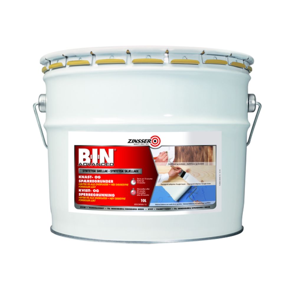 Zinsser Bin Advanced Kvist- og Sperregrunn 10 l