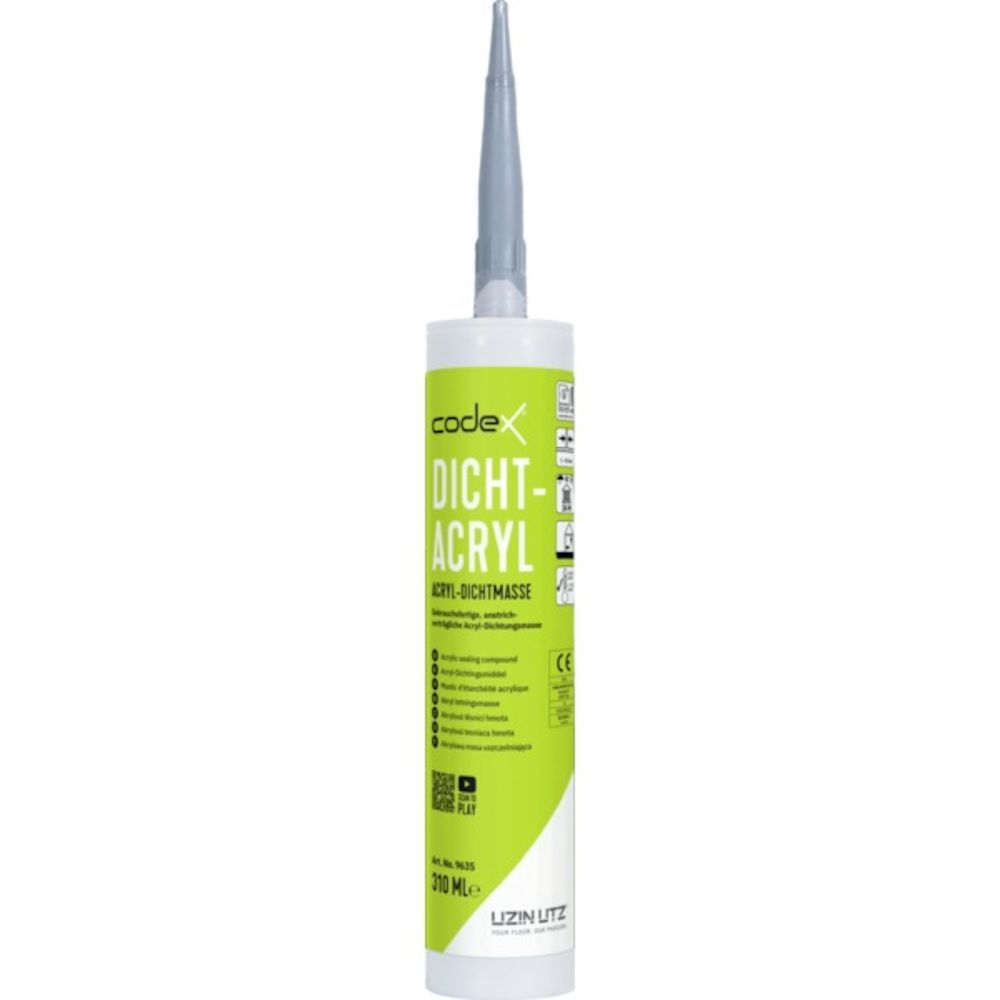 Codex Fugemasse Akryl Hvit 310 ml