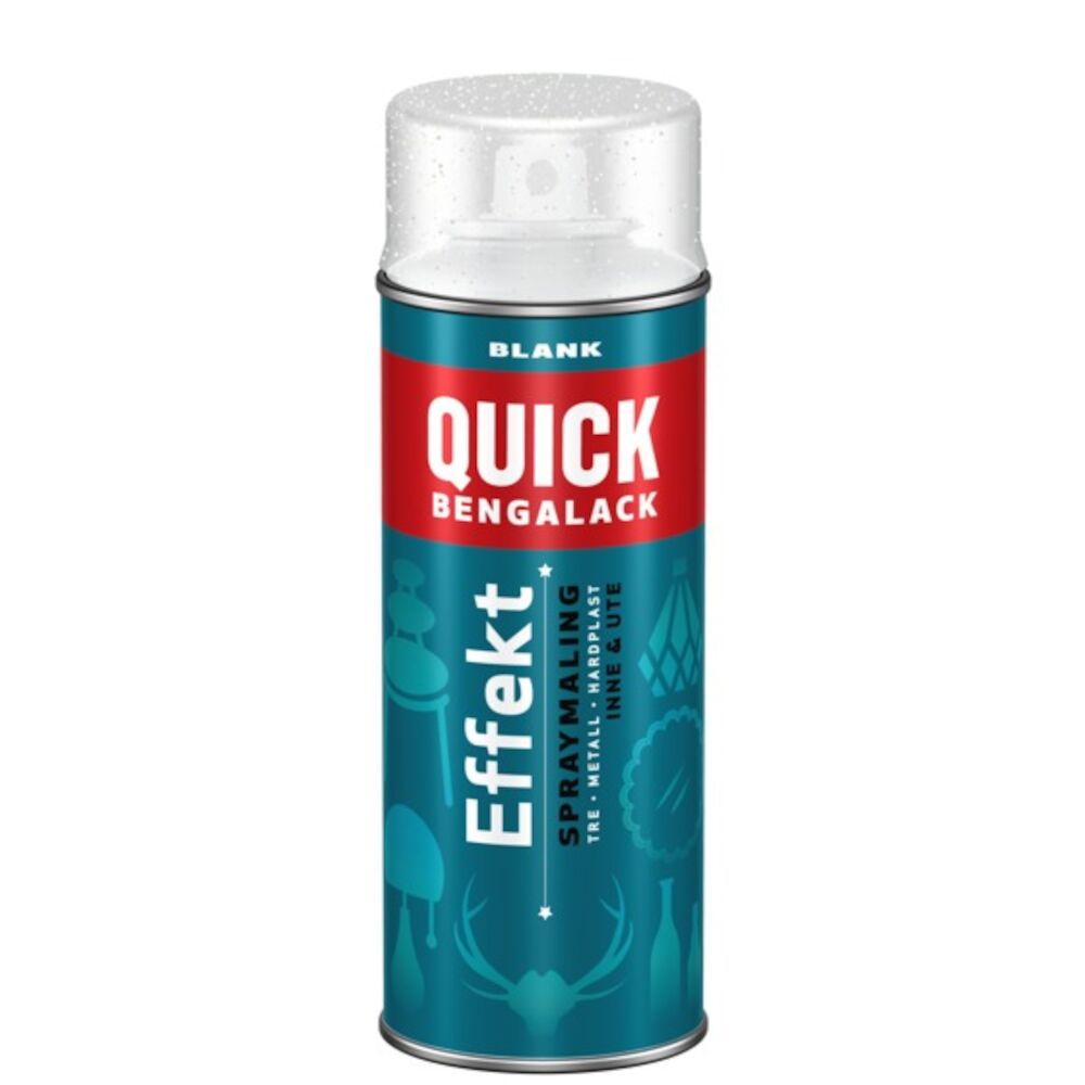 Quick Bengalack Effektspray Transparent Sølv 260 400 ml