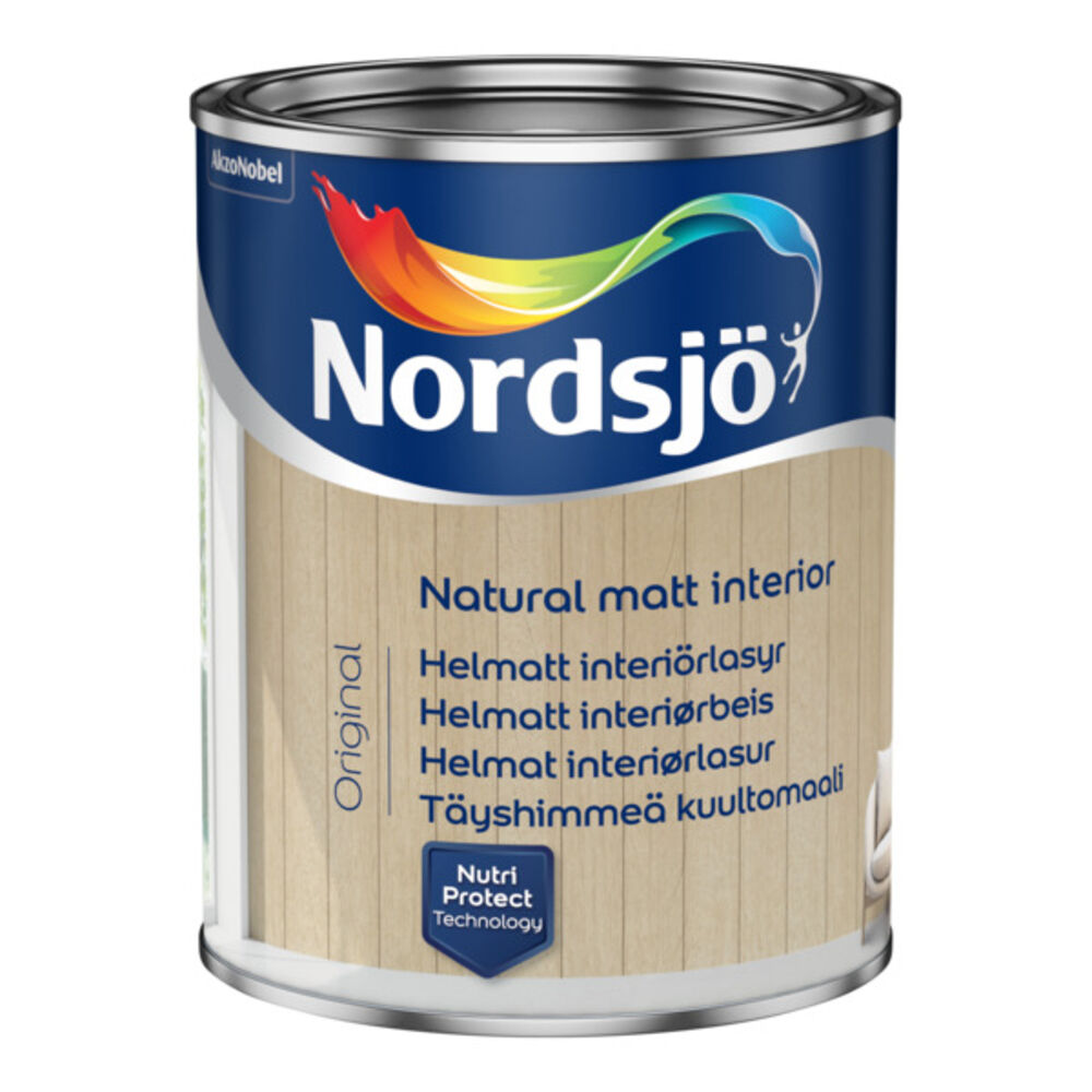 Nordsjø Orginal Interiør Beis Natural Matt 0,97l