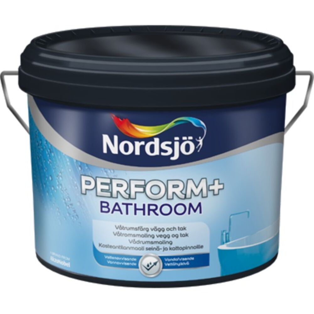 Nordsjø Perform+ Våtromsmaling White 2,5 l