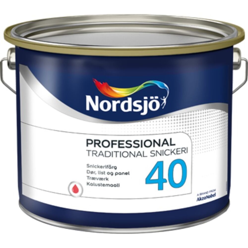 Nordsjø Pro Traditional Dør/List 40 White 1 l