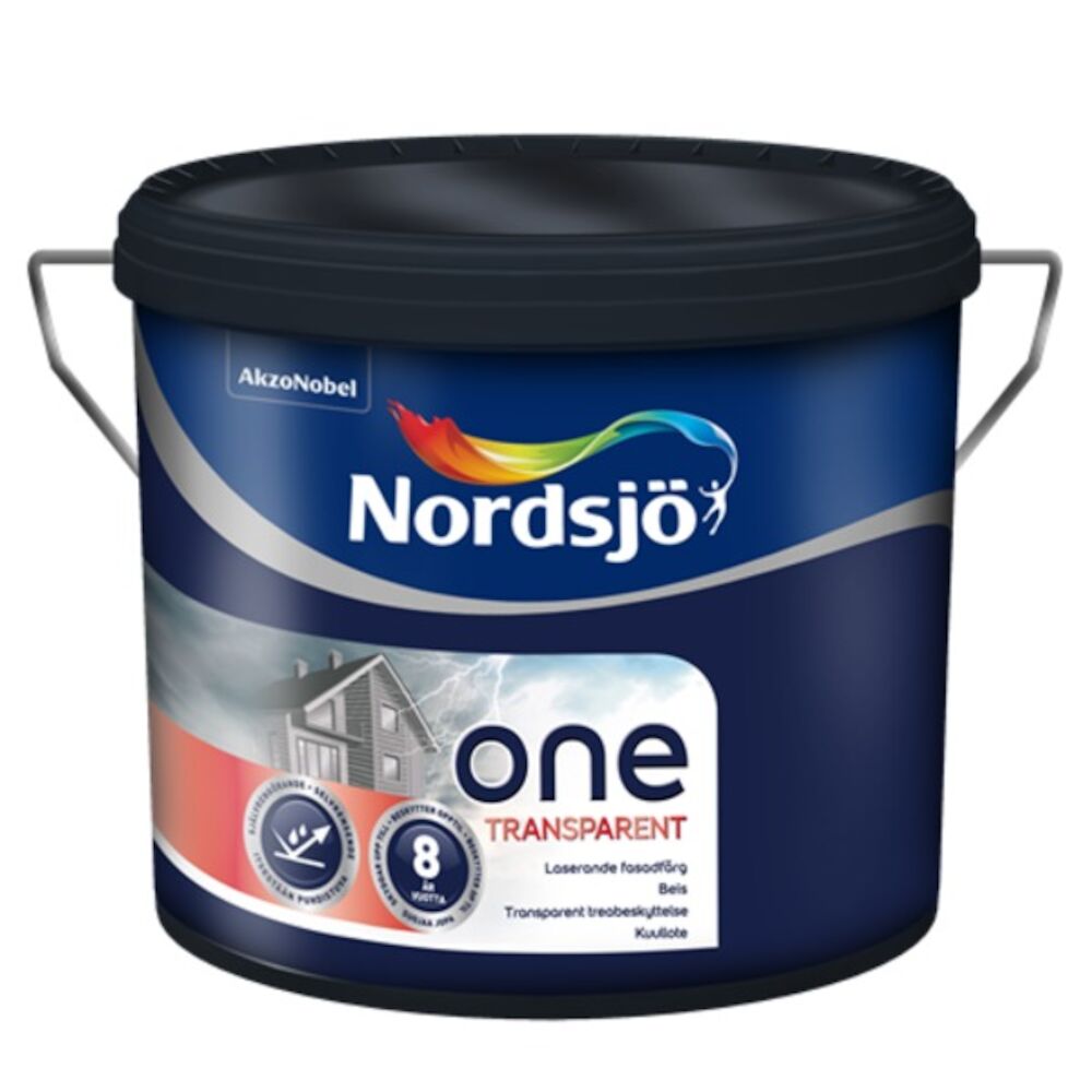 Nordsjø One Transparent Beis 348 Walnut 10 l
