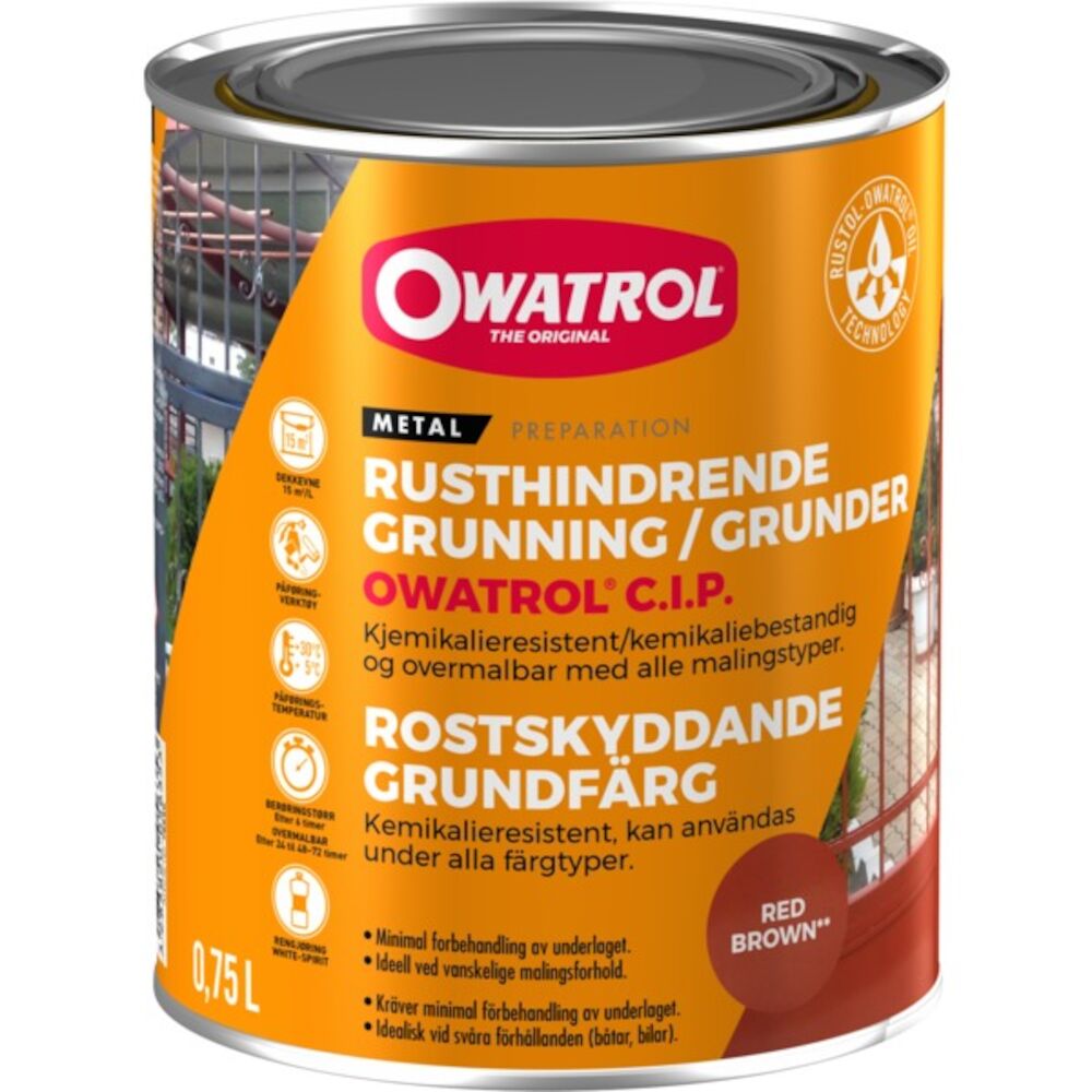 Owatrol Primer Rusthemmende Cip 0,75 l