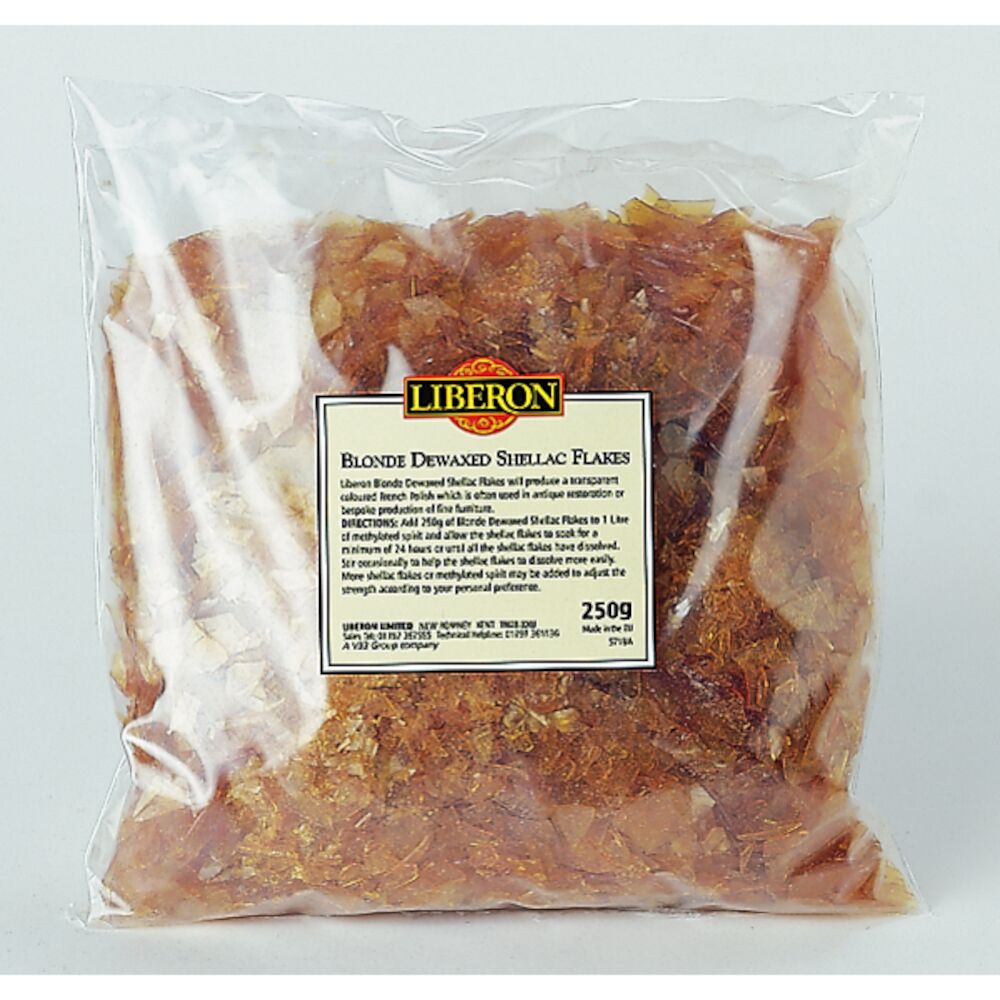 Liberon Skjellakk Lys Avvokset 250 g