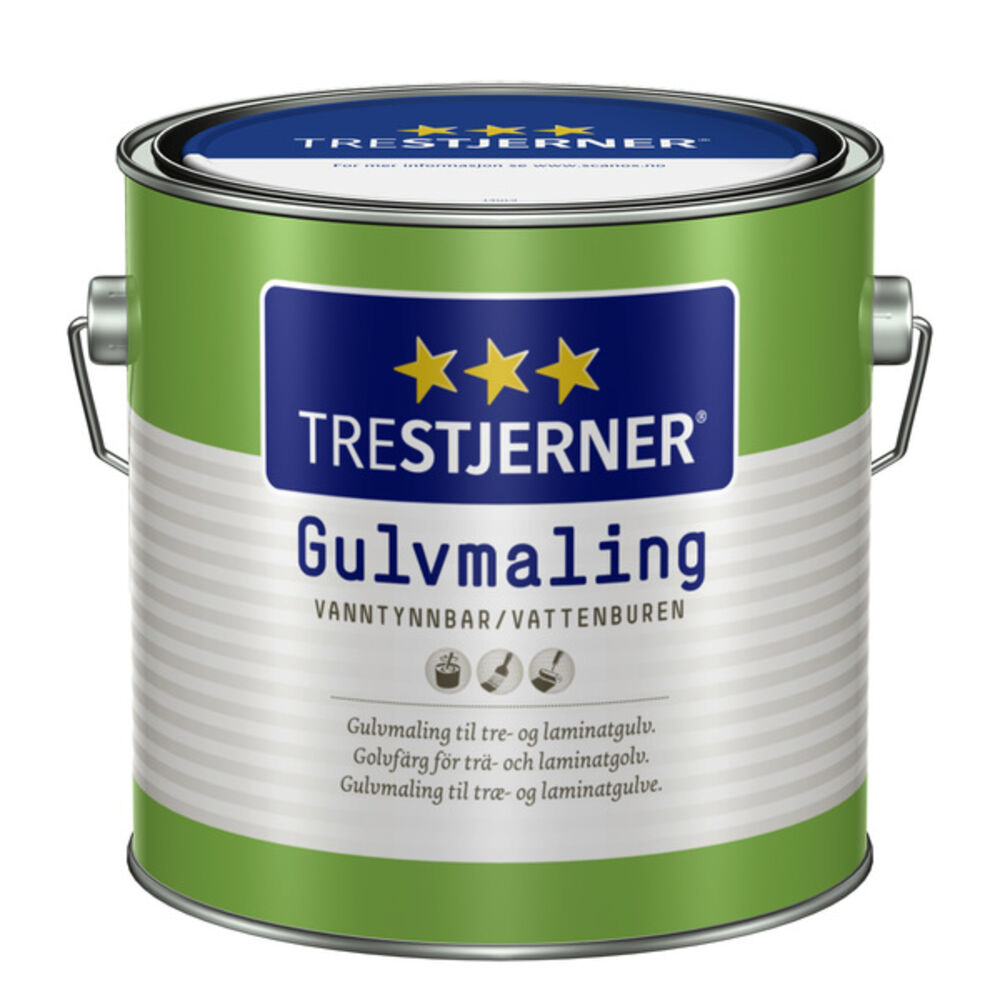 Trestjerner Gulvmaling Halvblank C - base 2,7 l