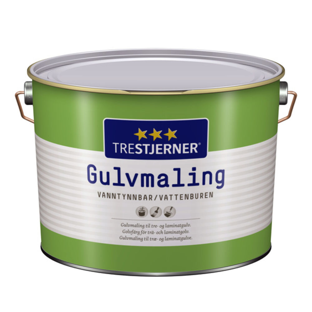 Trestjerner Gulvmaling Halvblank B - base 9 l
