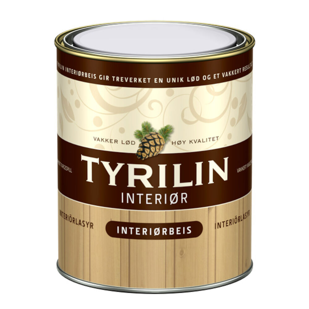 Tyrilin Interiørbeis Klar - base 0,675 l