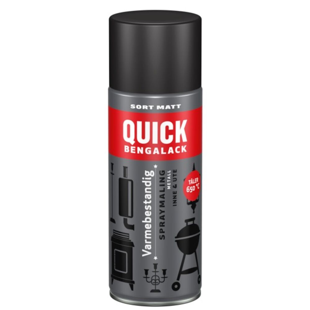 Quick Bengalack Varmebestandig 400 ml