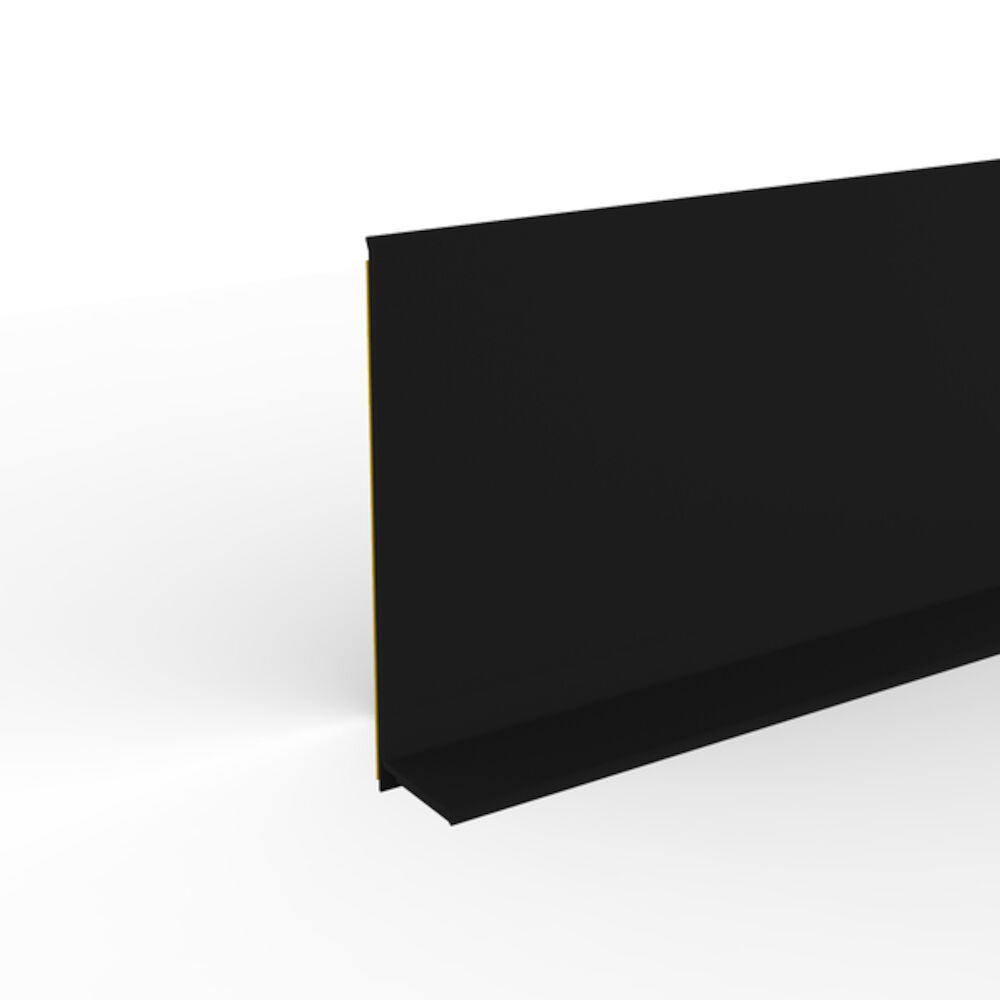 Fotlist PVC Selvklebende - Sort 70 mm