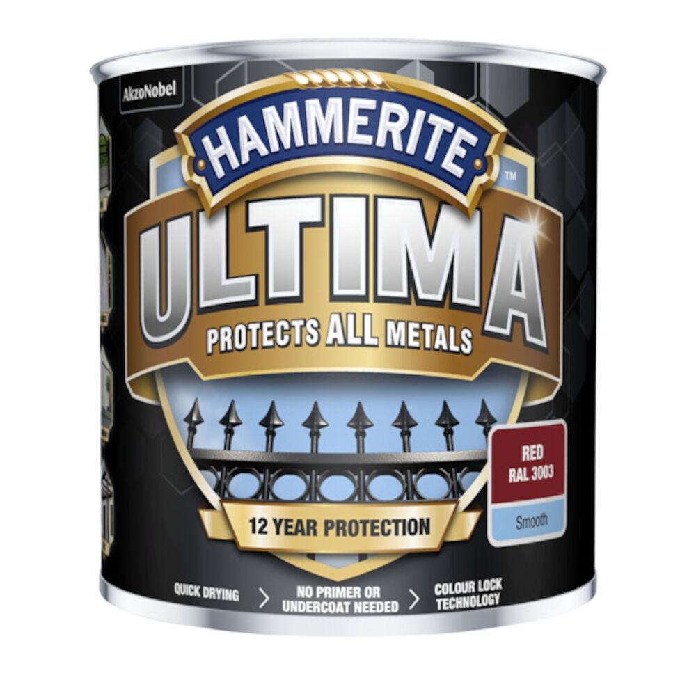 Hammerite Ultima - Red 0,25 l