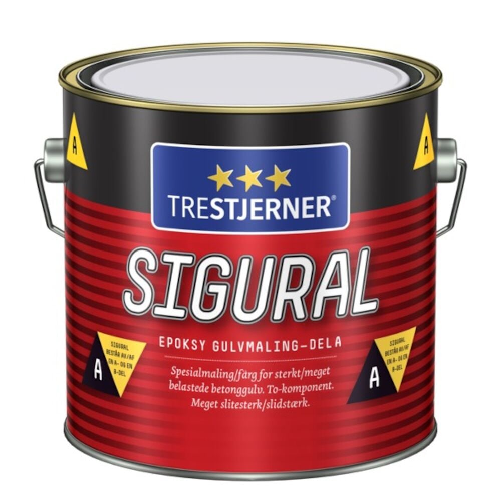 Trestjerner Sigural Epoxy - 22 Skygrå 1,86 l