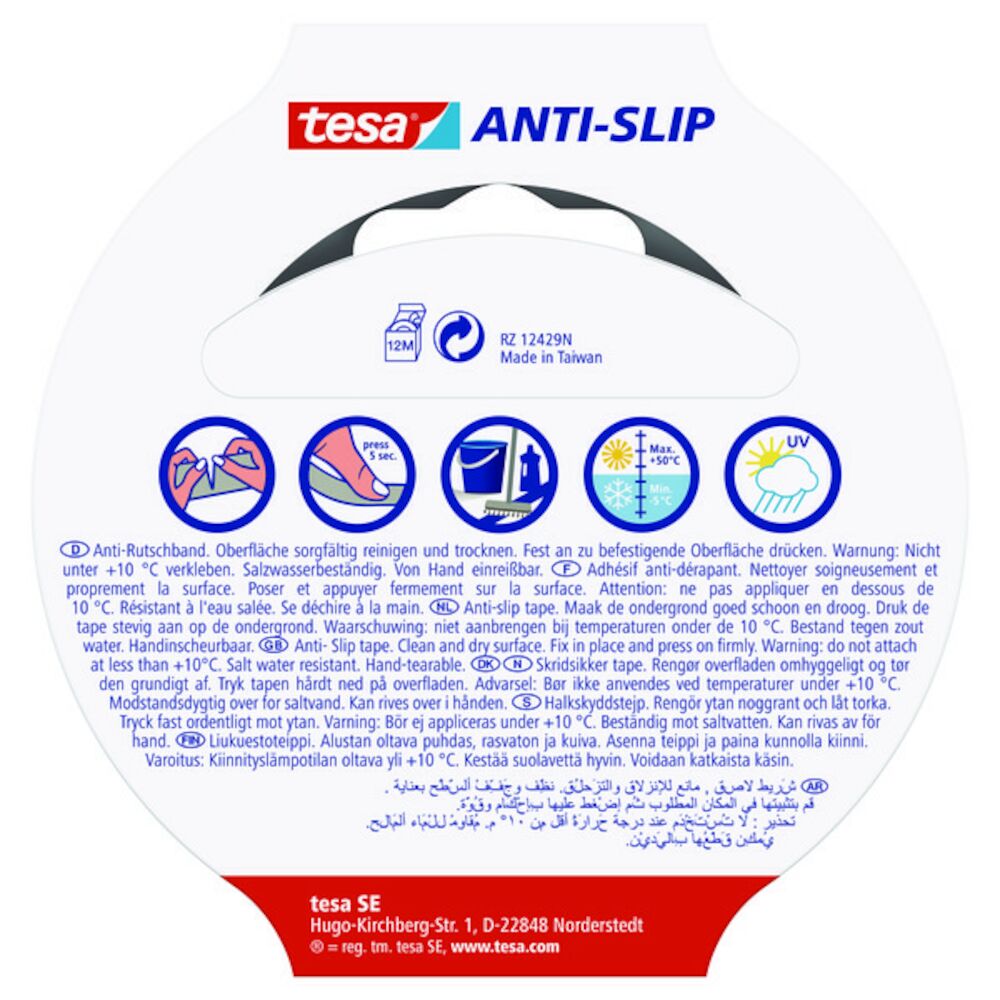 Tape Antiskli Sort 25x5m