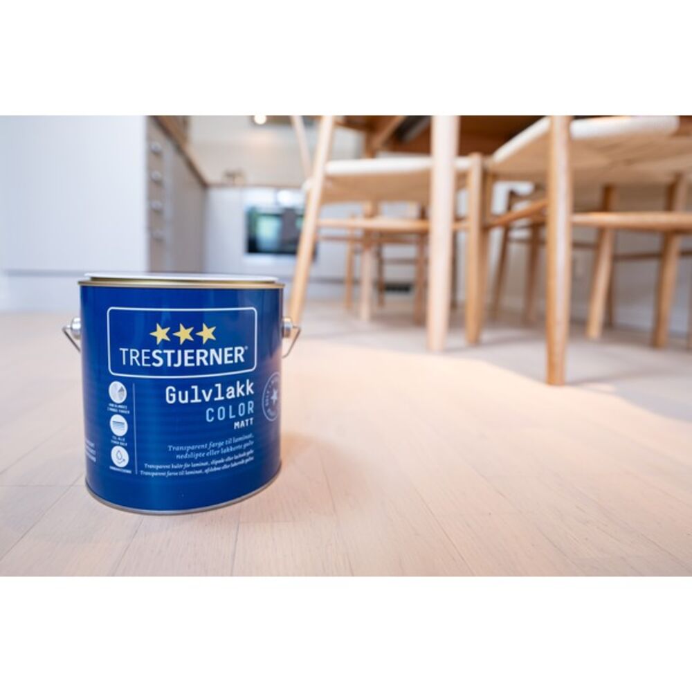 Trestjerner Gulvlakk Color - Klar base 2,7 l