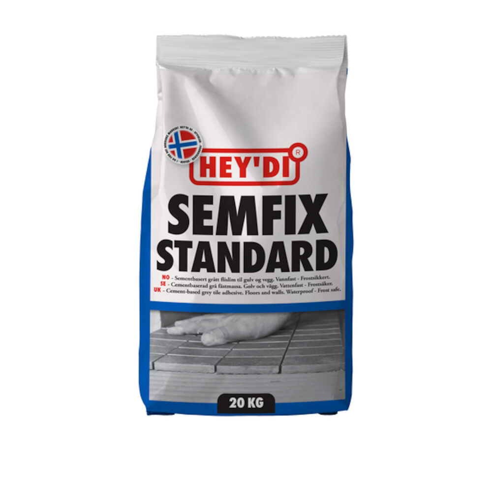 Heydi Semfix Standard - Grå 20 kg