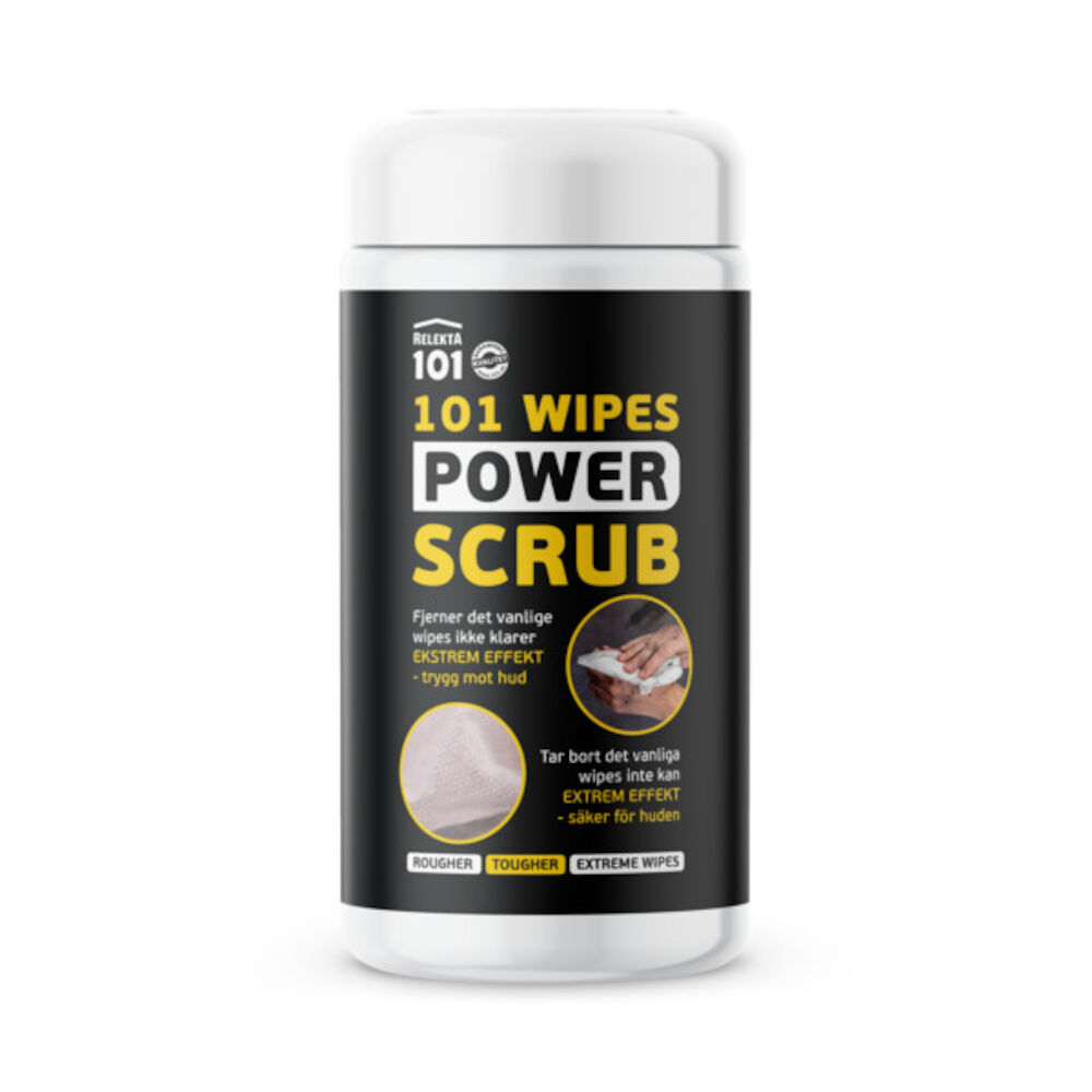 Relekta 101 Wipes Power Scrub - 50stk