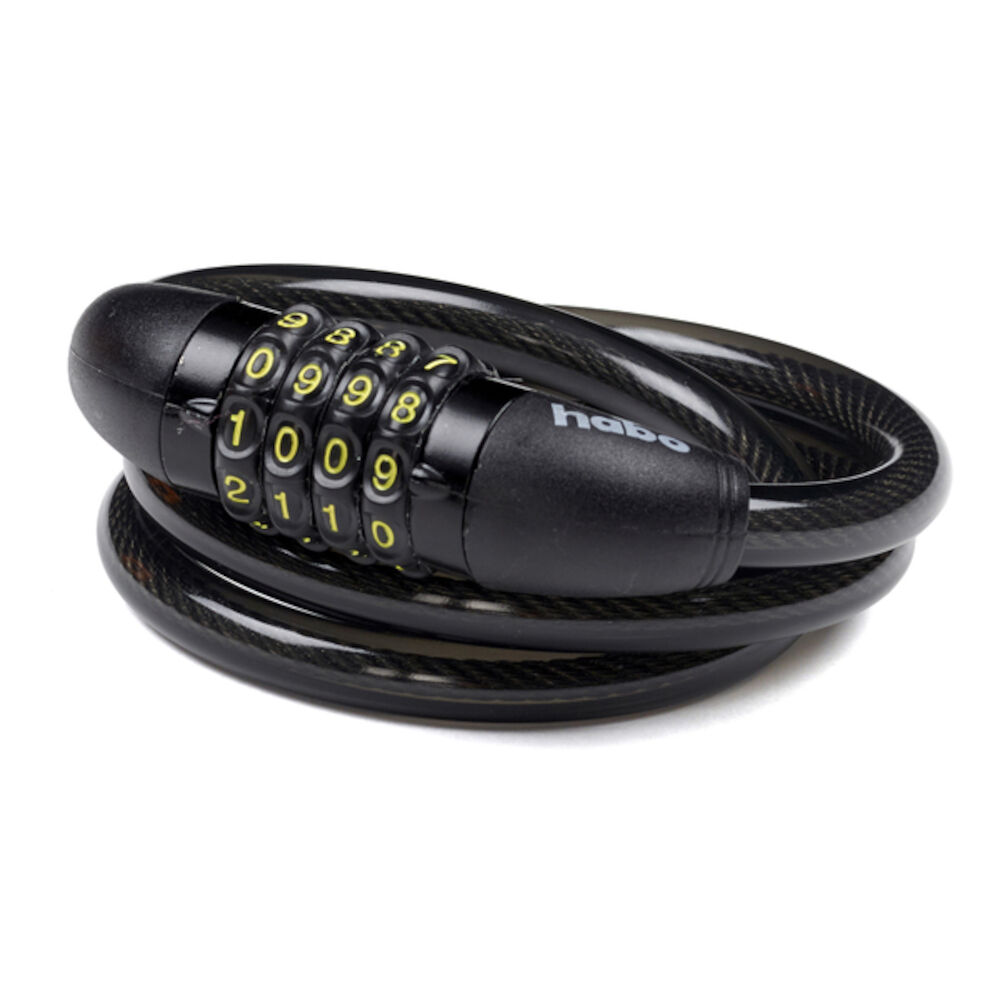 Habo Sykkellås Wire - Kode