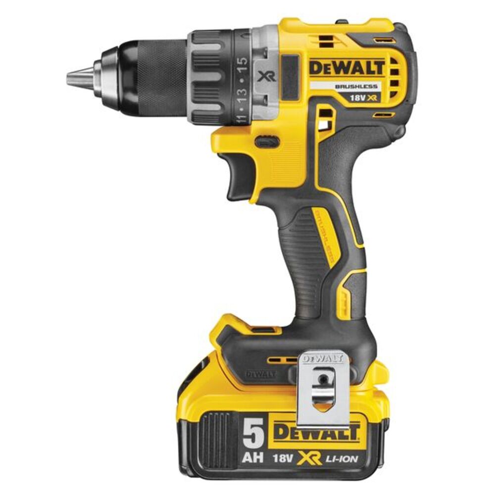 DeWALT Drill 18V XR Li-Ion børsteløs 2 x 5 Ah